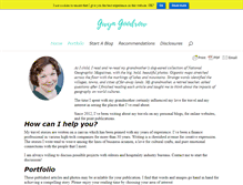Tablet Screenshot of gwyngoodrow.com